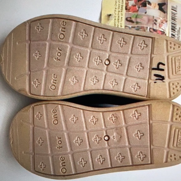 Toms Navy Tiny Botas Canvas Hi Tops - Picture 5 of 5